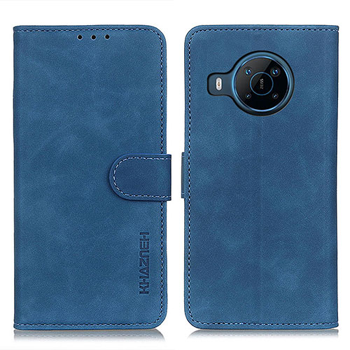 Leather Case Stands Flip Cover Holder K03Z for Nokia X100 5G Blue