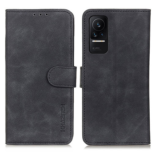 Leather Case Stands Flip Cover Holder K03Z for Xiaomi Civi 1S 5G Black