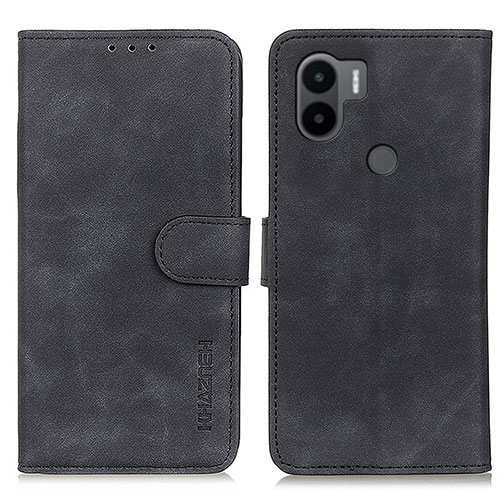 Leather Case Stands Flip Cover Holder K03Z for Xiaomi Redmi A1 Plus Black