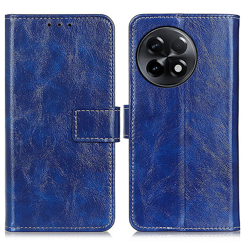 Leather Case Stands Flip Cover Holder K04Z for OnePlus Ace 2 Pro 5G Blue