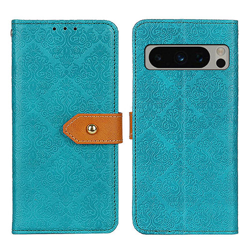 Leather Case Stands Flip Cover Holder K05Z for Google Pixel 8 Pro 5G Green