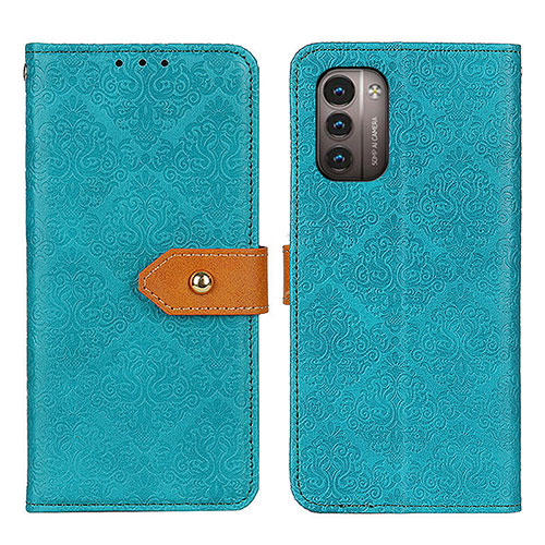 Leather Case Stands Flip Cover Holder K05Z for Nokia G11 Green