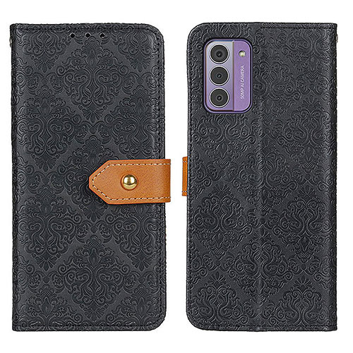 Leather Case Stands Flip Cover Holder K05Z for Nokia G310 5G Black