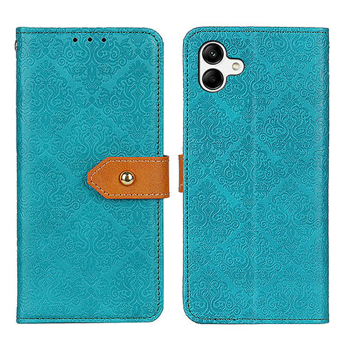 Leather Case Stands Flip Cover Holder K05Z for Samsung Galaxy A04 4G Green