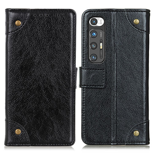 Leather Case Stands Flip Cover Holder K06Z for Xiaomi Mi 10S 5G Black