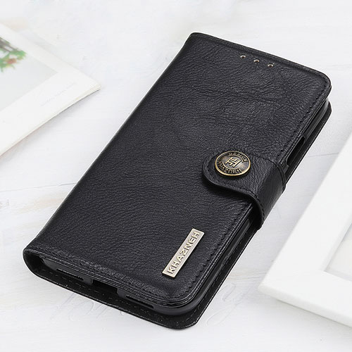 Leather Case Stands Flip Cover Holder K06Z for Xiaomi Redmi Note 13 Pro 5G Black