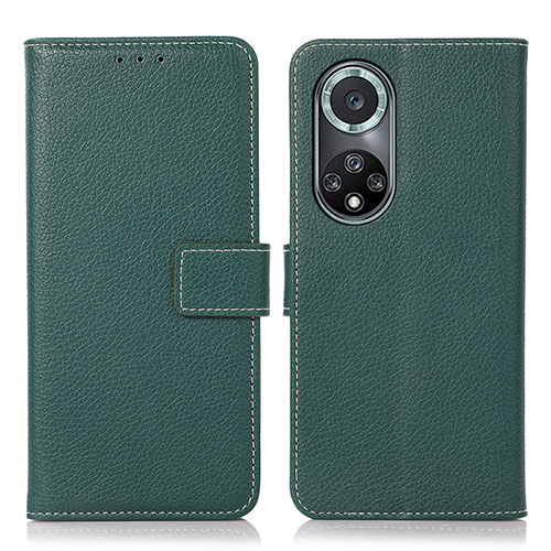 Leather Case Stands Flip Cover Holder K07Z for Huawei Nova 9 Pro Green