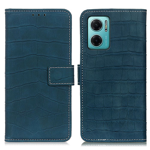 Leather Case Stands Flip Cover Holder K07Z for Xiaomi Redmi Note 11E 5G Green