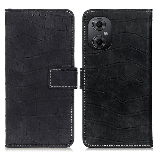 Leather Case Stands Flip Cover Holder K07Z for Xiaomi Redmi Note 12R Pro 5G Black