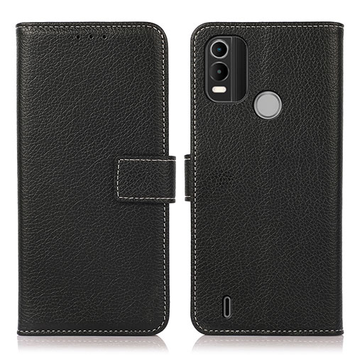 Leather Case Stands Flip Cover Holder K08Z for Nokia G11 Plus Black