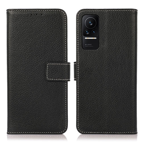 Leather Case Stands Flip Cover Holder K08Z for Xiaomi Civi 1S 5G Black