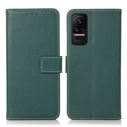 Leather Case Stands Flip Cover Holder K08Z for Xiaomi Civi 5G Green