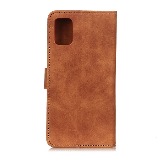 Leather Case Stands Flip Cover Holder K09Z for Oppo Find X3 5G Brown