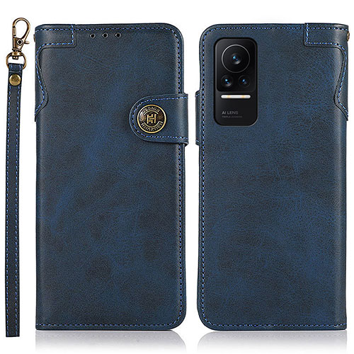 Leather Case Stands Flip Cover Holder K09Z for Xiaomi Civi 1S 5G Blue