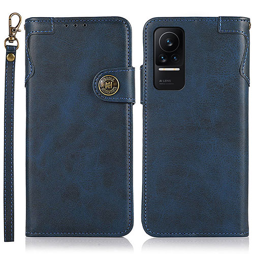 Leather Case Stands Flip Cover Holder K09Z for Xiaomi Civi 5G Blue