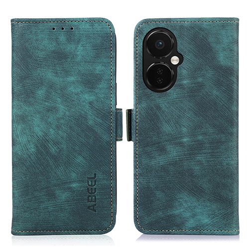 Leather Case Stands Flip Cover Holder K10Z for OnePlus Nord CE 3 5G Green