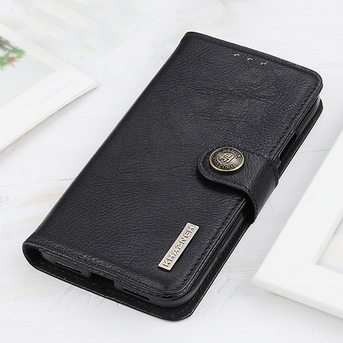 Leather Case Stands Flip Cover Holder KZ2 for Huawei Nova 8i Black