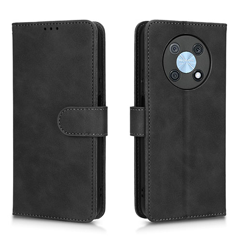 Leather Case Stands Flip Cover Holder L01Z for Huawei Enjoy 50 Pro Black