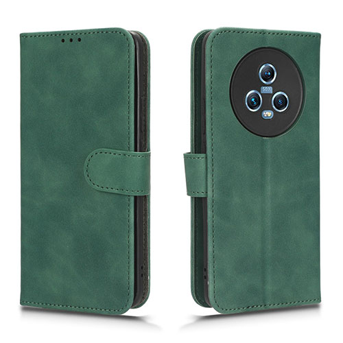 Leather Case Stands Flip Cover Holder L01Z for Huawei Honor Magic5 5G Green