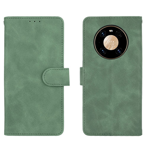 Leather Case Stands Flip Cover Holder L01Z for Huawei Mate 40 Pro Green