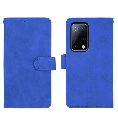 Leather Case Stands Flip Cover Holder L01Z for Huawei Mate X2 Blue