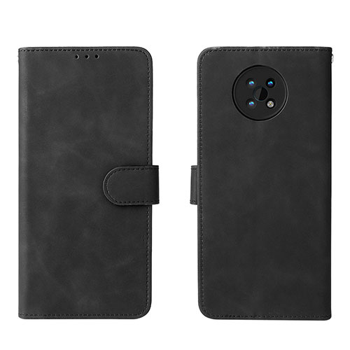 Leather Case Stands Flip Cover Holder L01Z for Nokia G50 5G Black