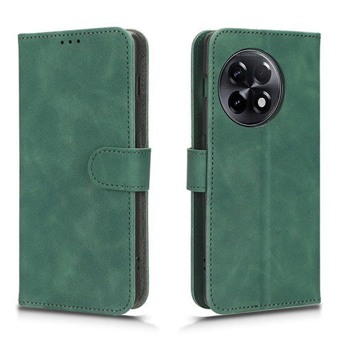 Leather Case Stands Flip Cover Holder L01Z for OnePlus Ace 2 5G Green