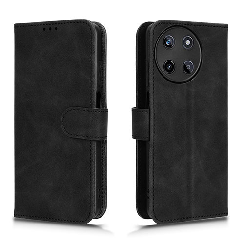 Leather Case Stands Flip Cover Holder L01Z for Realme 11 4G Black