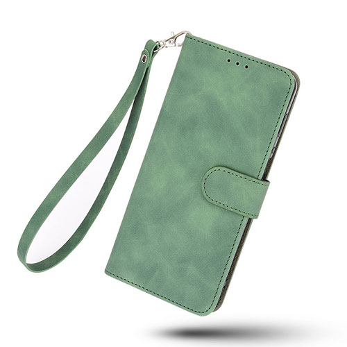 Leather Case Stands Flip Cover Holder L01Z for Realme 8 4G Green