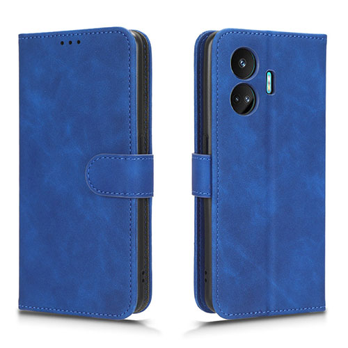 Leather Case Stands Flip Cover Holder L01Z for Realme GT Neo5 SE 5G Blue