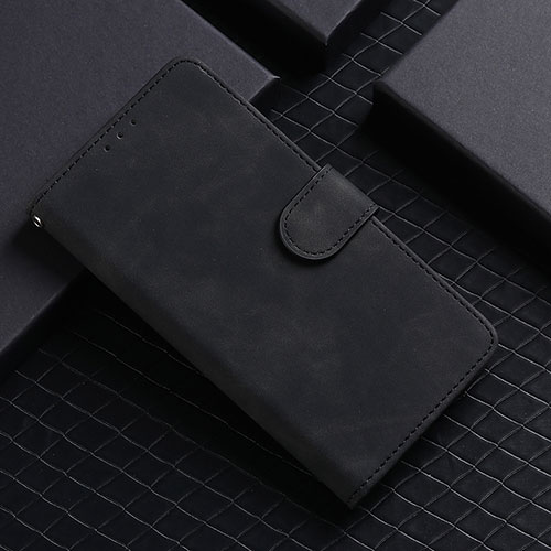 Leather Case Stands Flip Cover Holder L01Z for Realme Q2i 5G Black