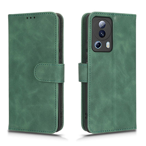 Leather Case Stands Flip Cover Holder L01Z for Xiaomi Mi 12 Lite NE 5G Green