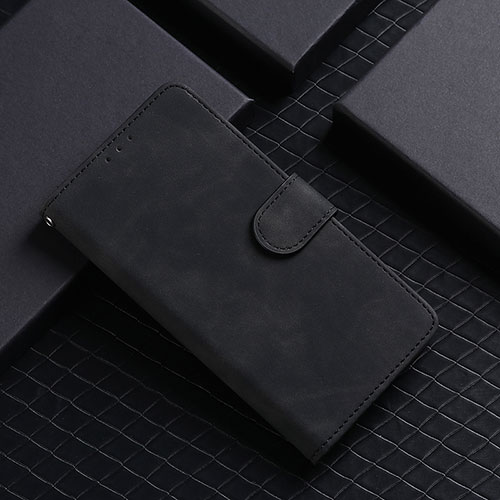 Leather Case Stands Flip Cover Holder L01Z for Xiaomi POCO C3 Black