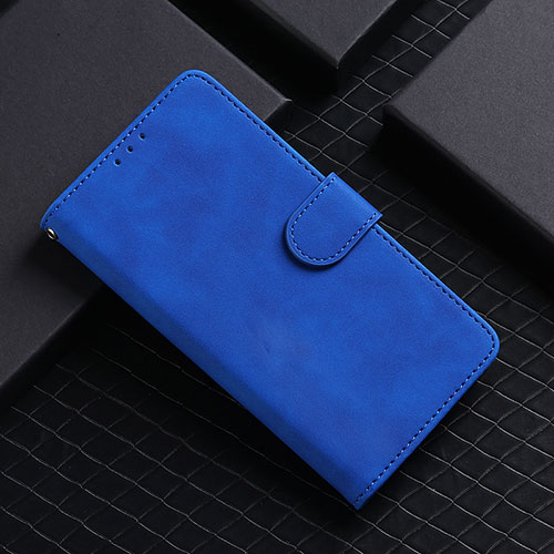 Leather Case Stands Flip Cover Holder L01Z for Xiaomi POCO C3 Blue