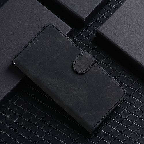 Leather Case Stands Flip Cover Holder L01Z for Xiaomi Redmi 9 Black