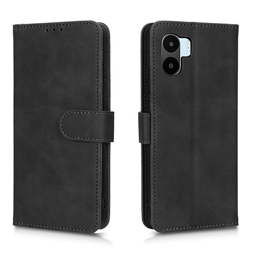 Leather Case Stands Flip Cover Holder L01Z for Xiaomi Redmi A2 Black