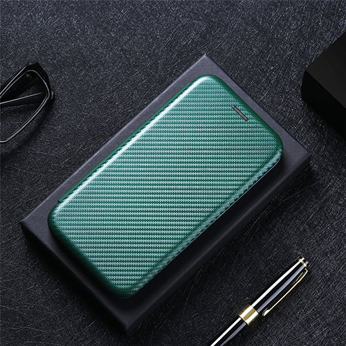 Leather Case Stands Flip Cover Holder L02Z for OnePlus 10 Pro 5G Green