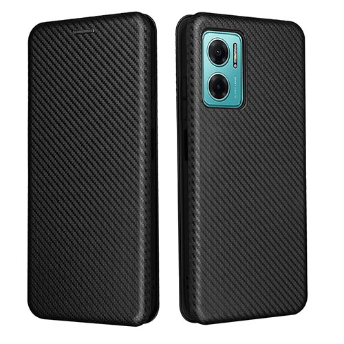 Leather Case Stands Flip Cover Holder L02Z for Xiaomi Redmi 11 Prime 5G Black