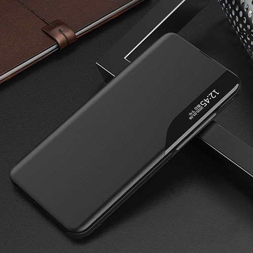 Leather Case Stands Flip Cover Holder L03 for Oppo Find X5 Pro 5G Black