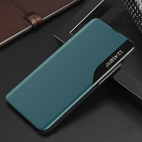 Leather Case Stands Flip Cover Holder L03 for Oppo Find X5 Pro 5G Green