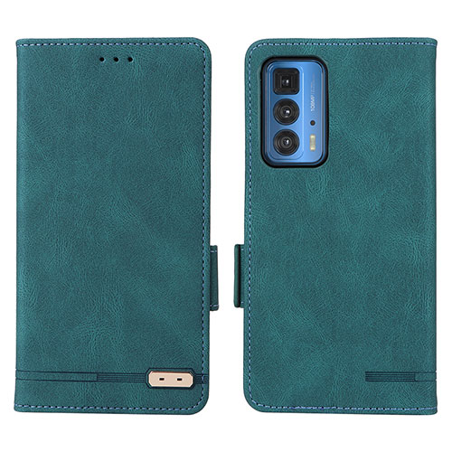 Leather Case Stands Flip Cover Holder L03Z for Motorola Moto Edge S Pro 5G Green