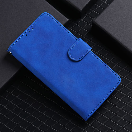 Leather Case Stands Flip Cover Holder L03Z for Realme 8 4G Blue