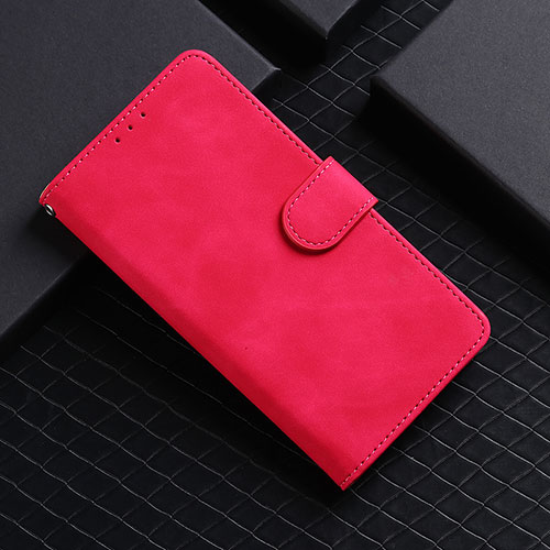 Leather Case Stands Flip Cover Holder L03Z for Realme 8 Pro Hot Pink