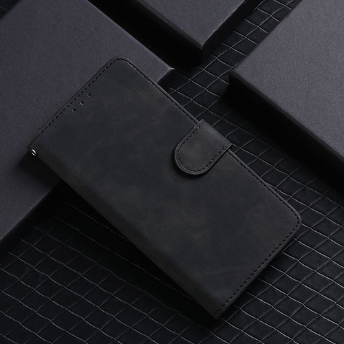 Leather Case Stands Flip Cover Holder L03Z for Xiaomi Redmi 10 4G Black