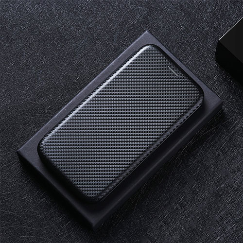 Leather Case Stands Flip Cover Holder L04Z for Huawei Honor Magic5 Lite 5G Black