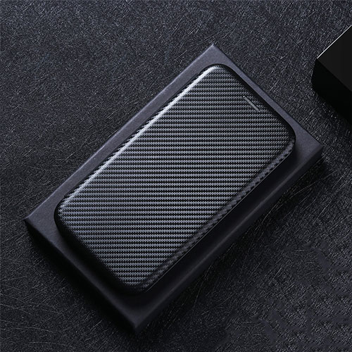 Leather Case Stands Flip Cover Holder L04Z for Huawei Honor X6a Black