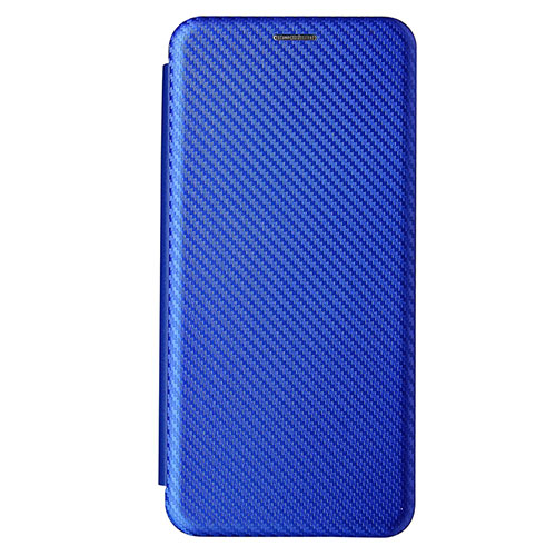 Leather Case Stands Flip Cover Holder L04Z for Samsung Galaxy M62 4G Blue