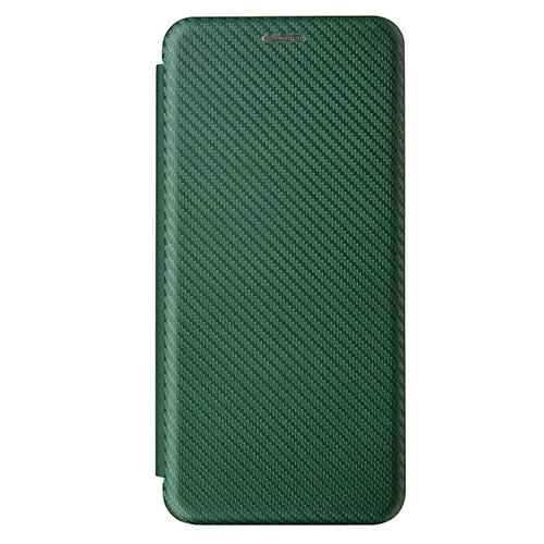 Leather Case Stands Flip Cover Holder L04Z for Samsung Galaxy M62 4G Green