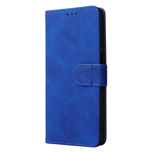 Leather Case Stands Flip Cover Holder L05Z for Samsung Galaxy F23 5G Blue