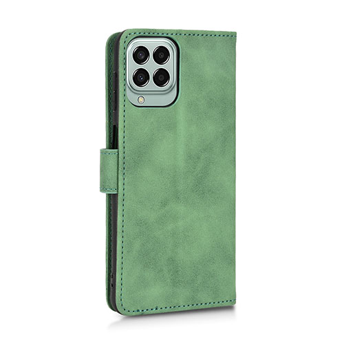 Leather Case Stands Flip Cover Holder L05Z for Samsung Galaxy M33 5G Green